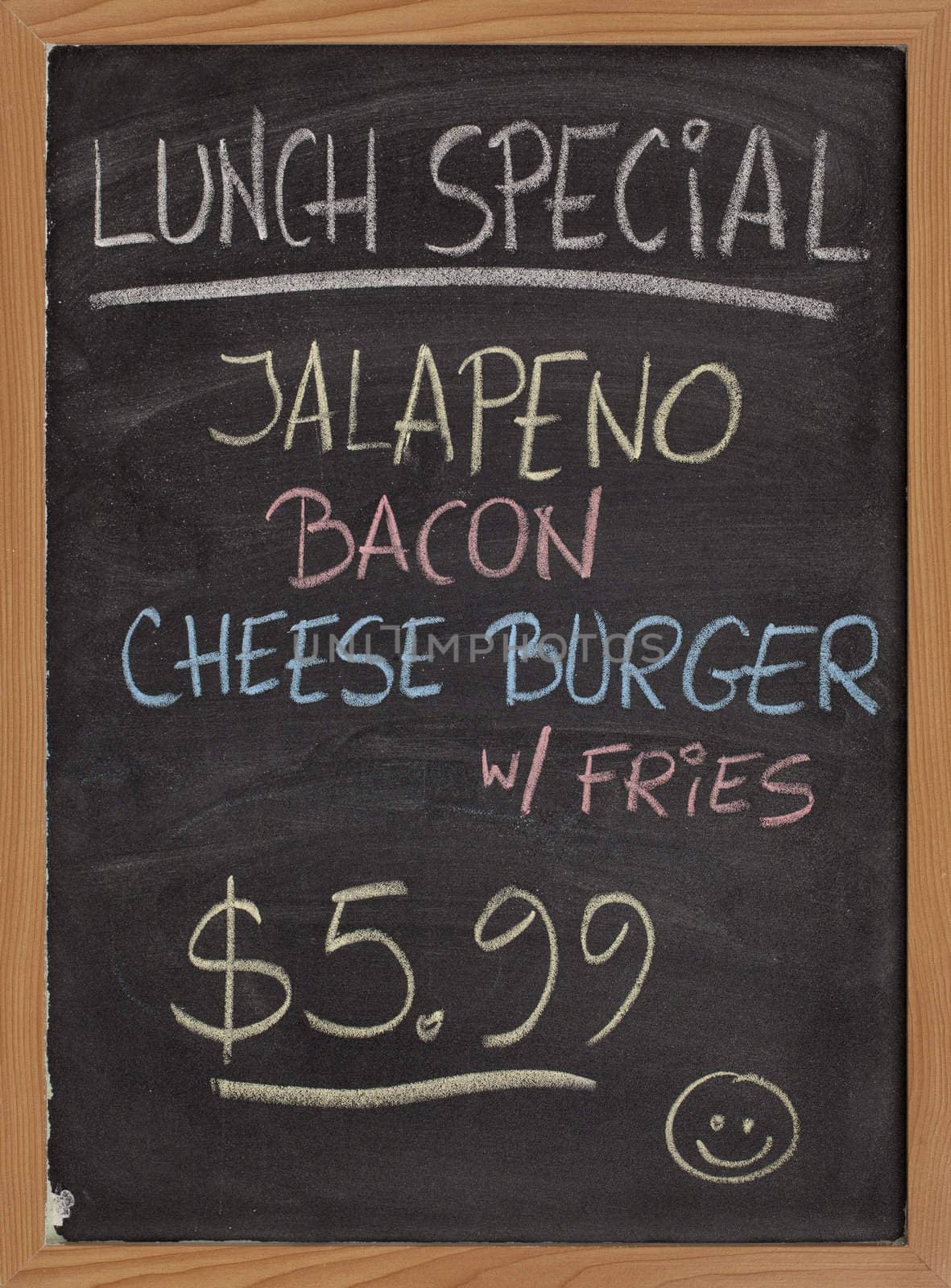 lunch special menu sign by PixelsAway
