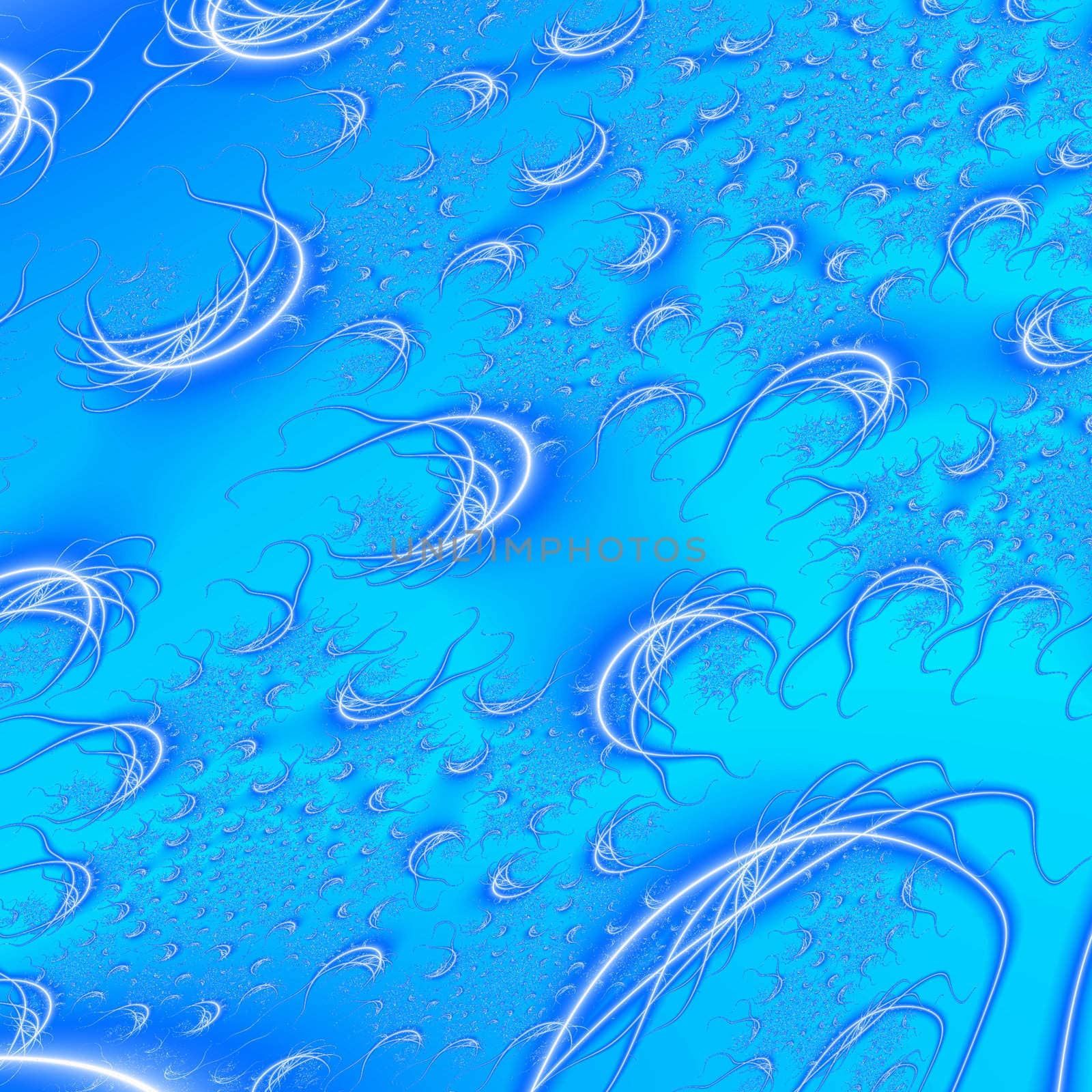 Abstract marine fractal background illustration