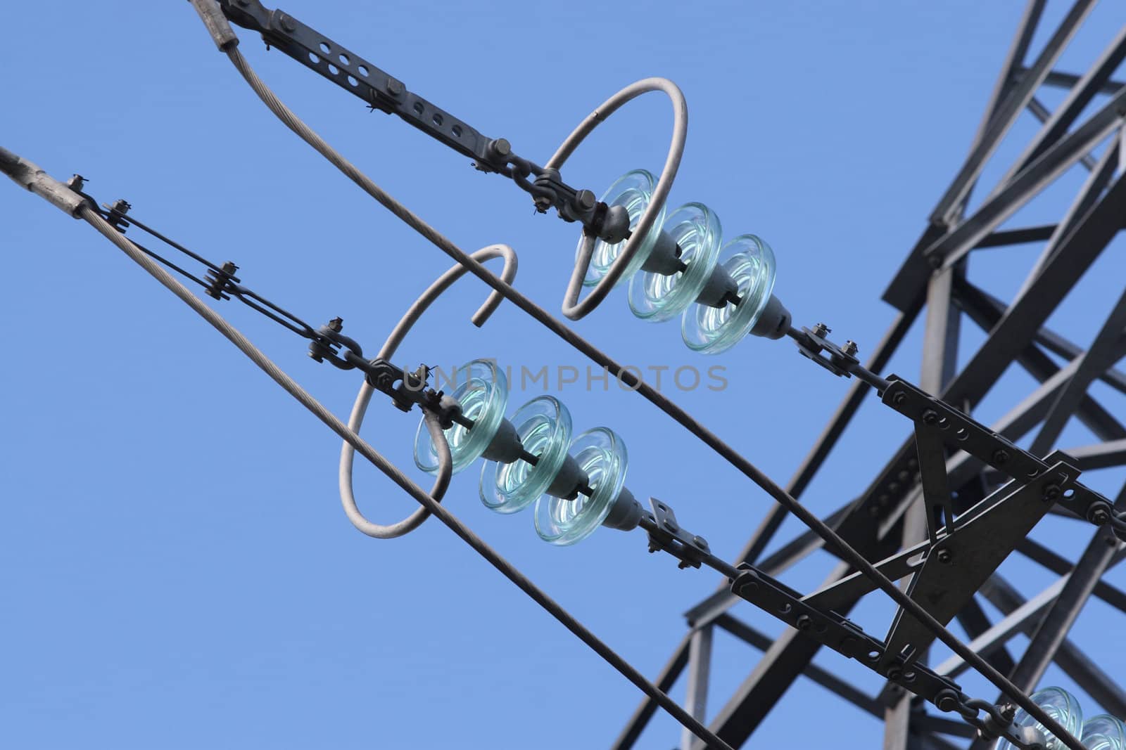 A row of power equipment