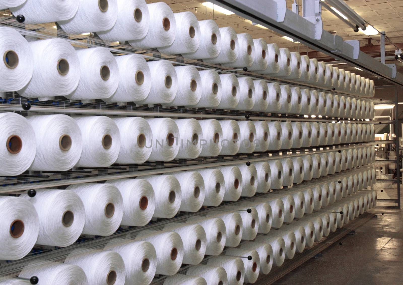 Numbers of coils with synthetic threads