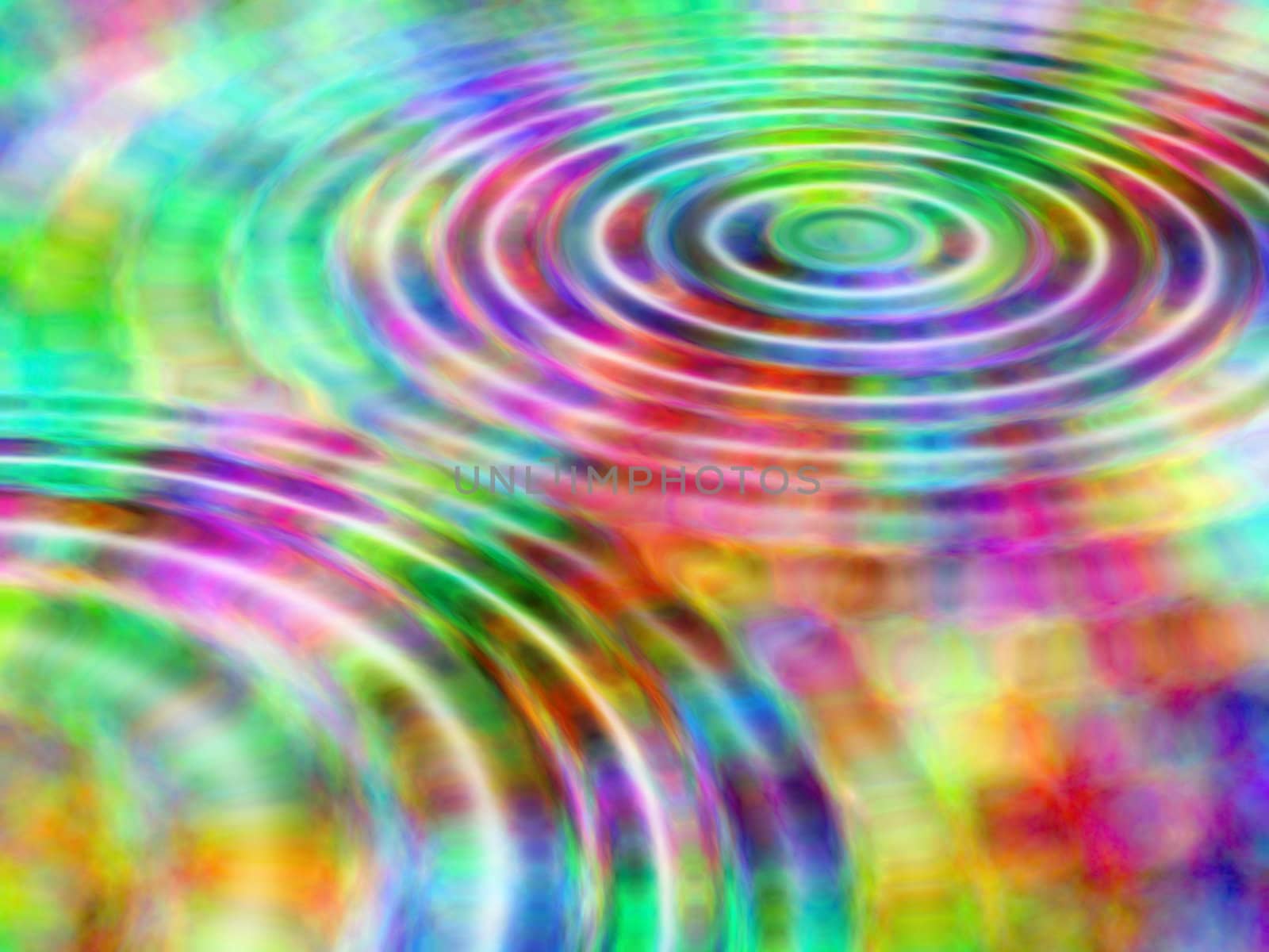 Water pond colour blur background with waves