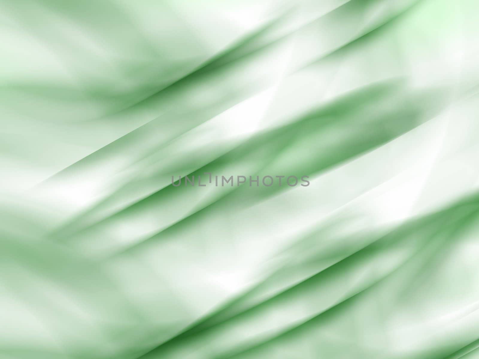 Abstraction in white-green tones