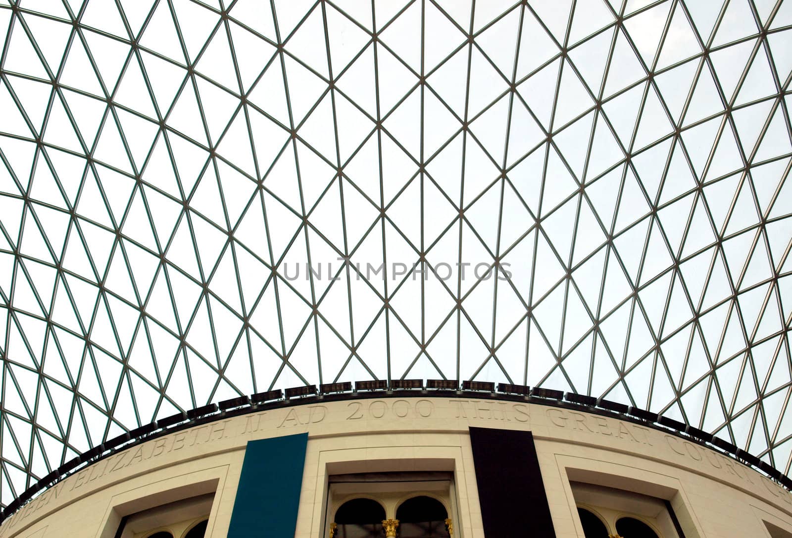 Great court at the British Museum, London, UK