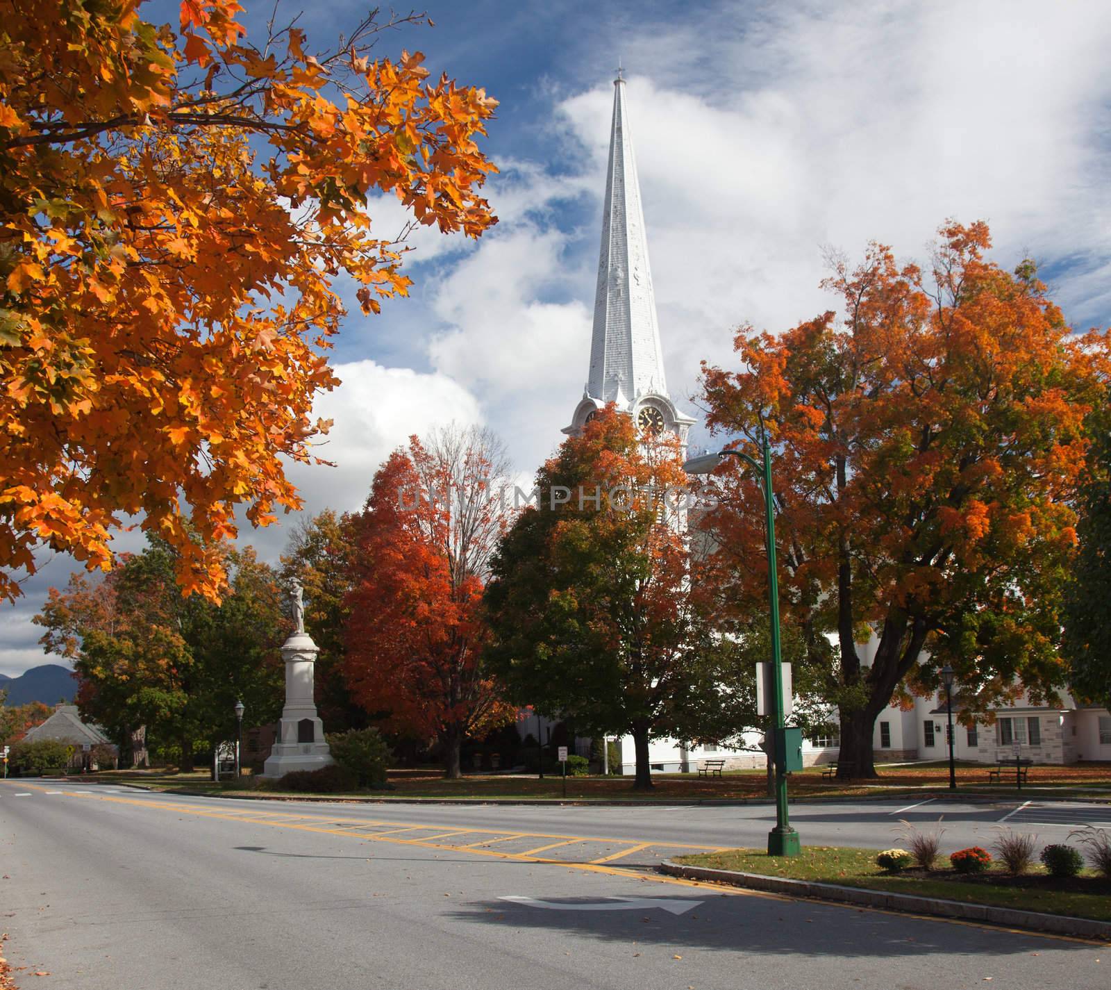 Manchester Vermont in Fall by steheap