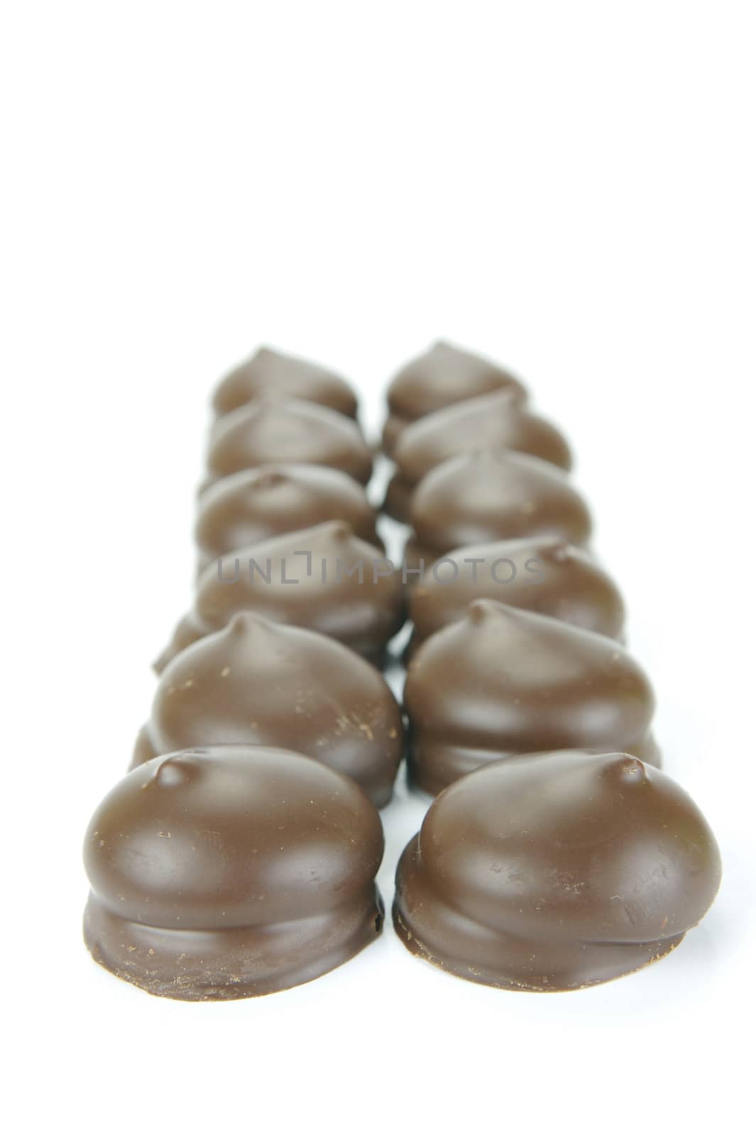 Marshmallow Biscuits isolated against a white background