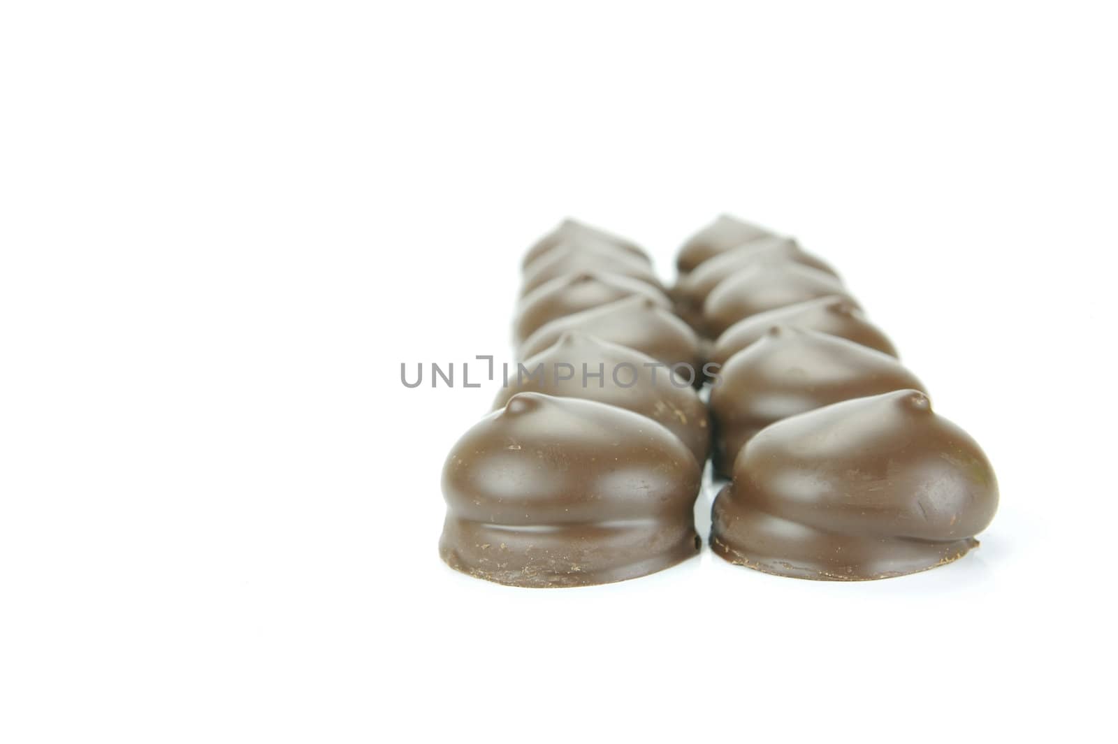 Marshmallow Biscuits isolated against a white background