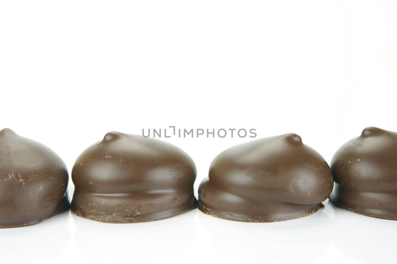 Marshmallow Biscuits isolated against a white background