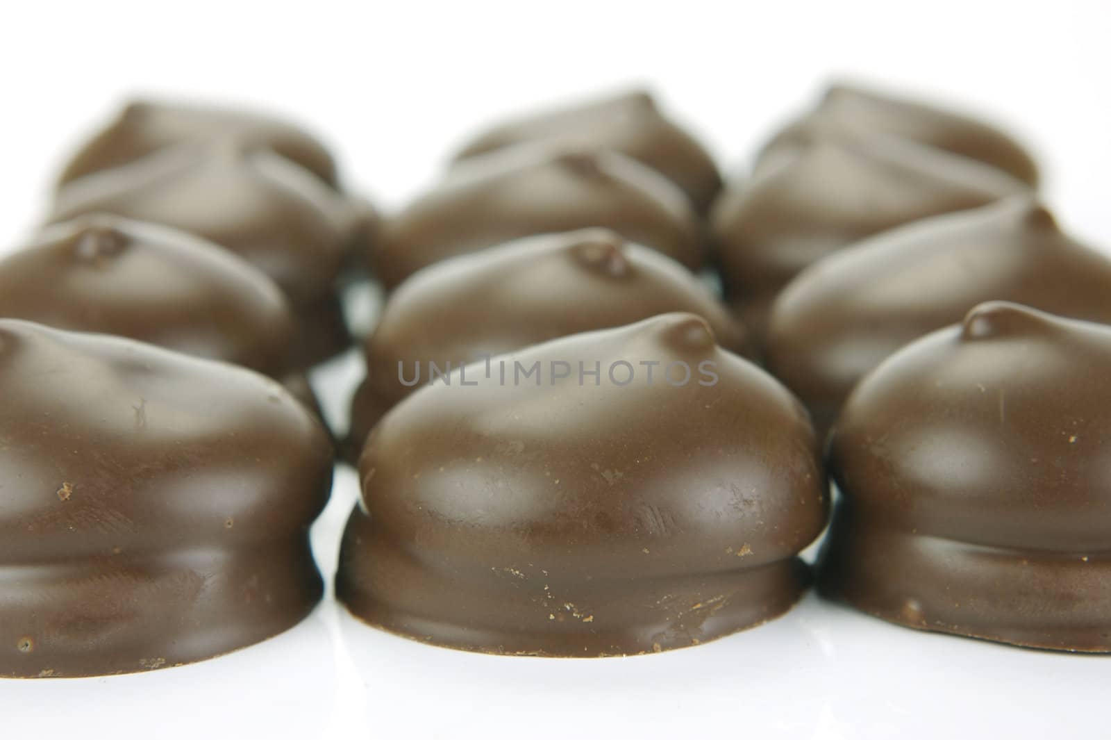 Marshmallow Biscuits isolated against a white background