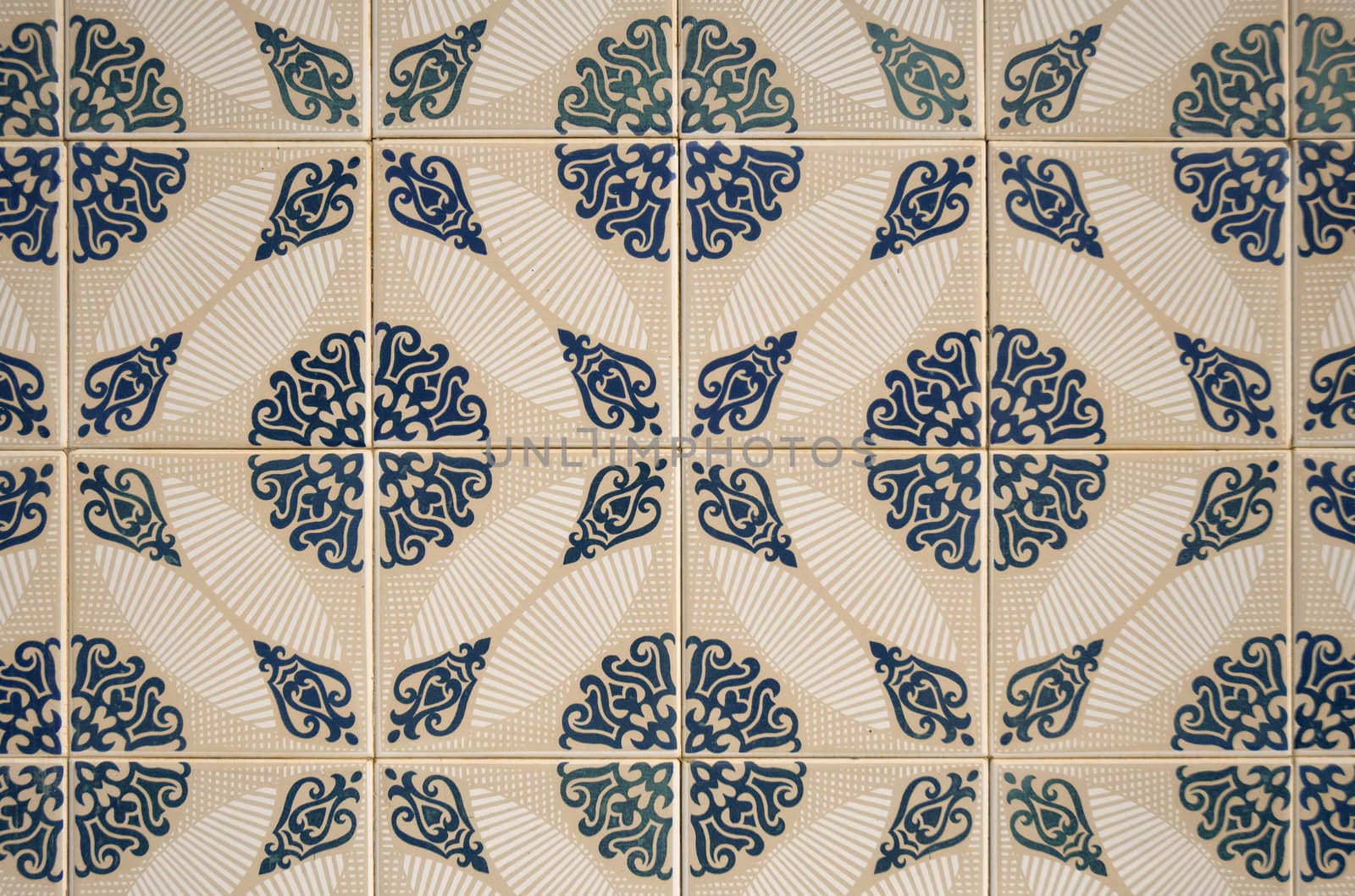 Ornamental old typical tiles from Portugal.