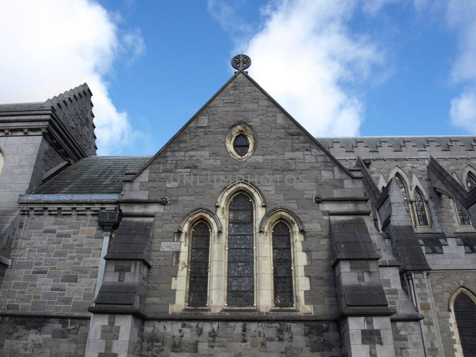 Christ Church in Dublin, gothic architecture style