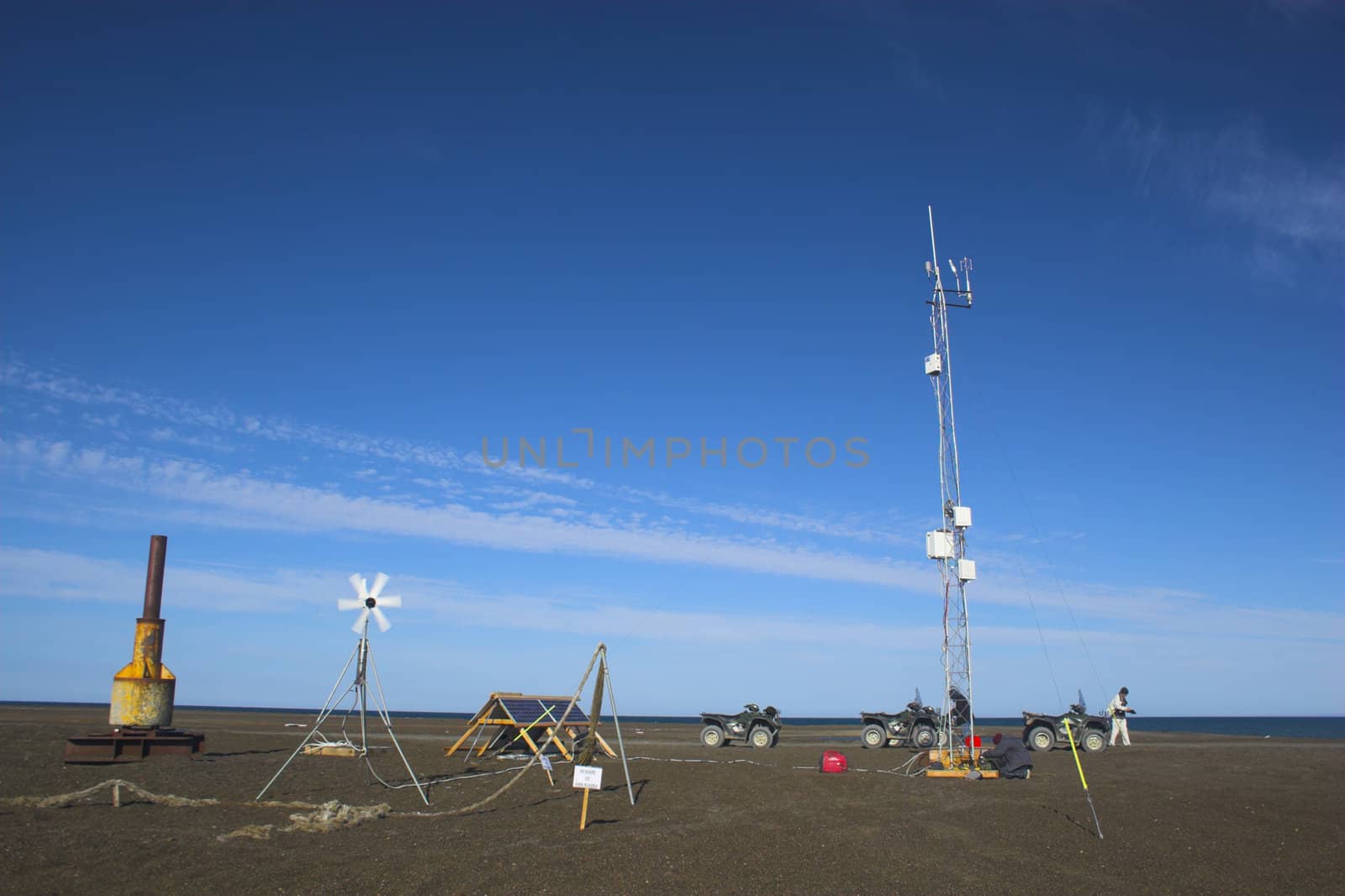 Scientific and environmental weather stations of the National Arctic Research Observatory