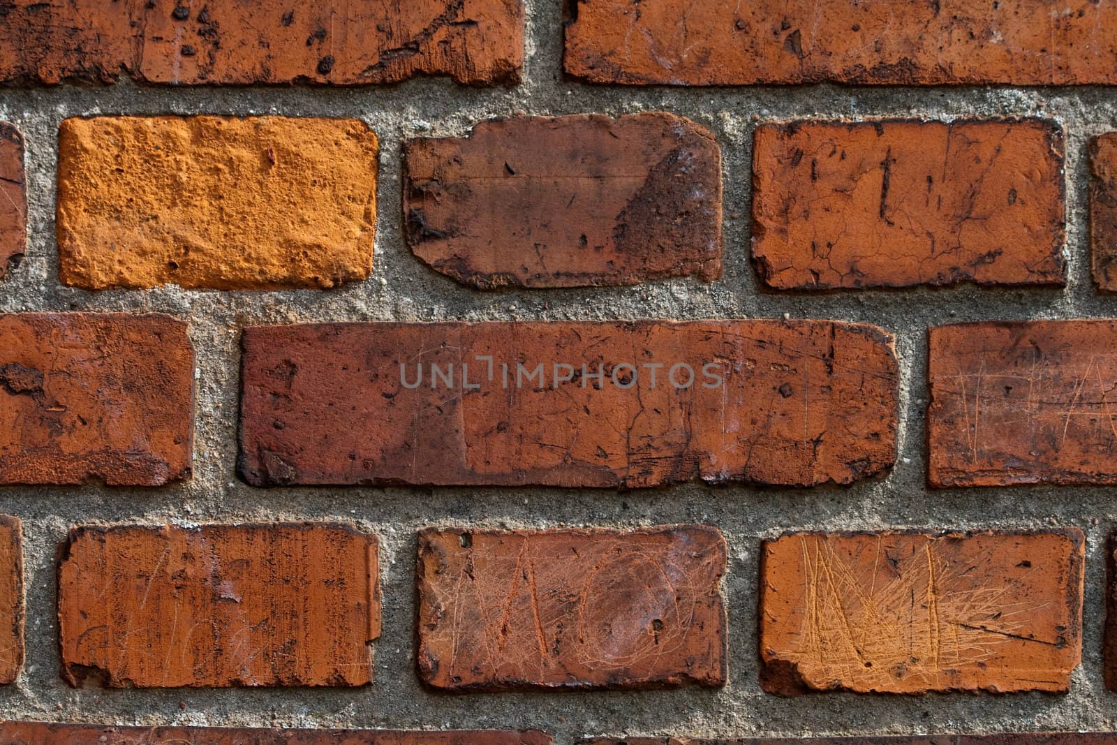 Vintage red brick wall texture
