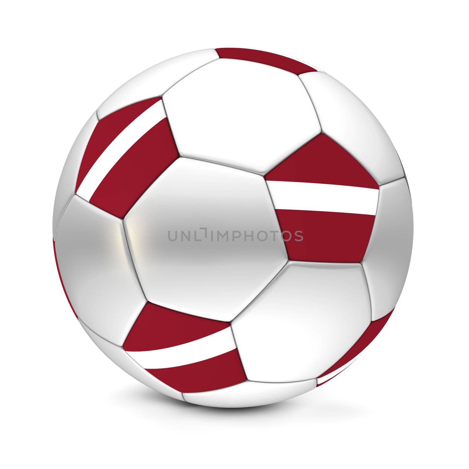 Soccer Ball/Football Latvia by PixBox