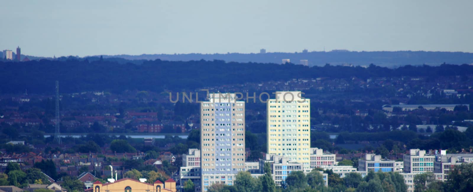 A view of one of the many London Boroughs.