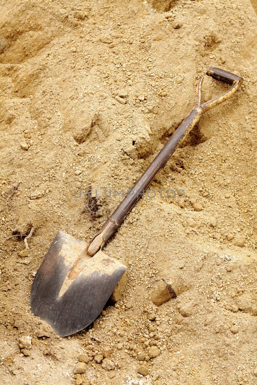 old dirty shovel