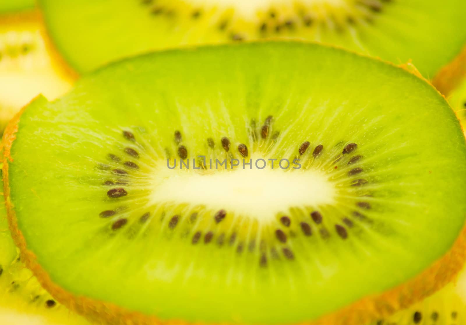 kiwi slices, background, macro