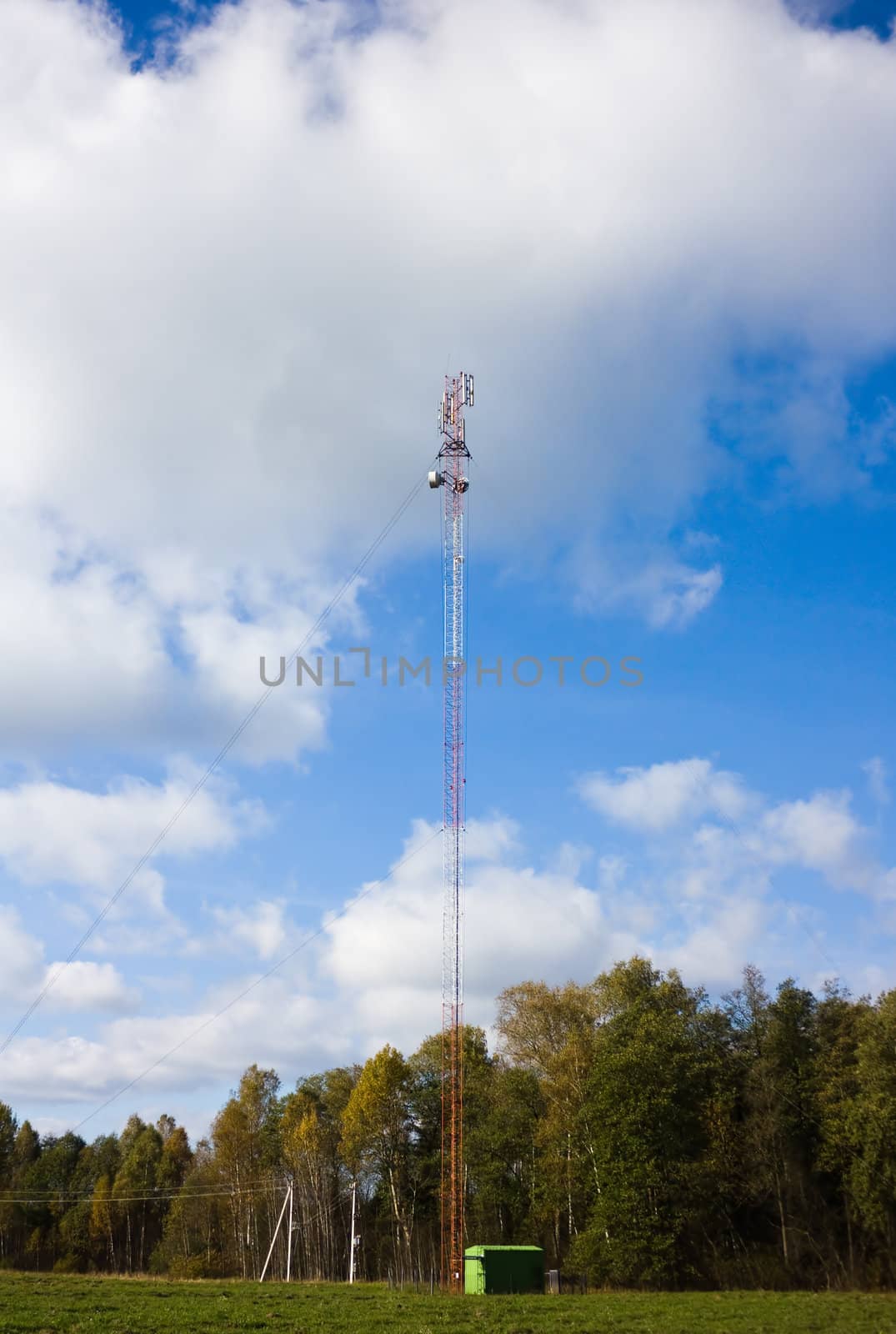 cellular communications tower by aleksaskv