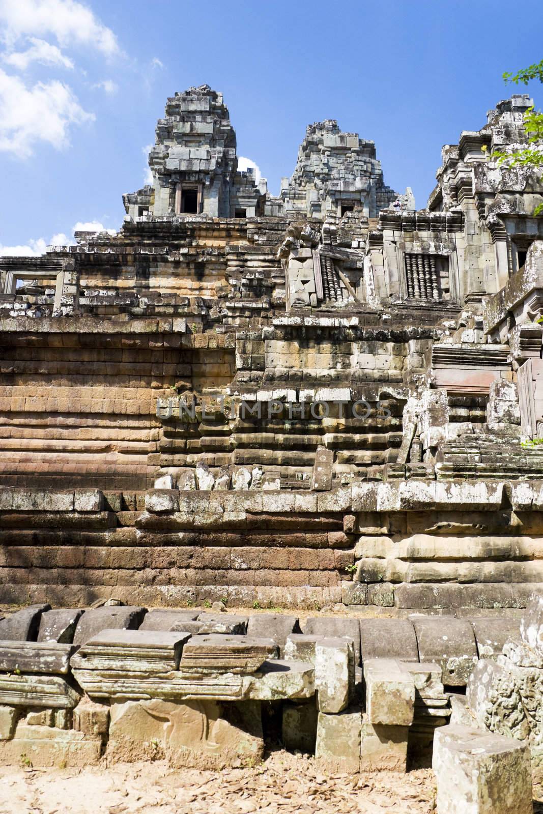 Image of UNESCO's World Heritage Site of Ta Keo Temple, located at Siem Reap, Cambodia.