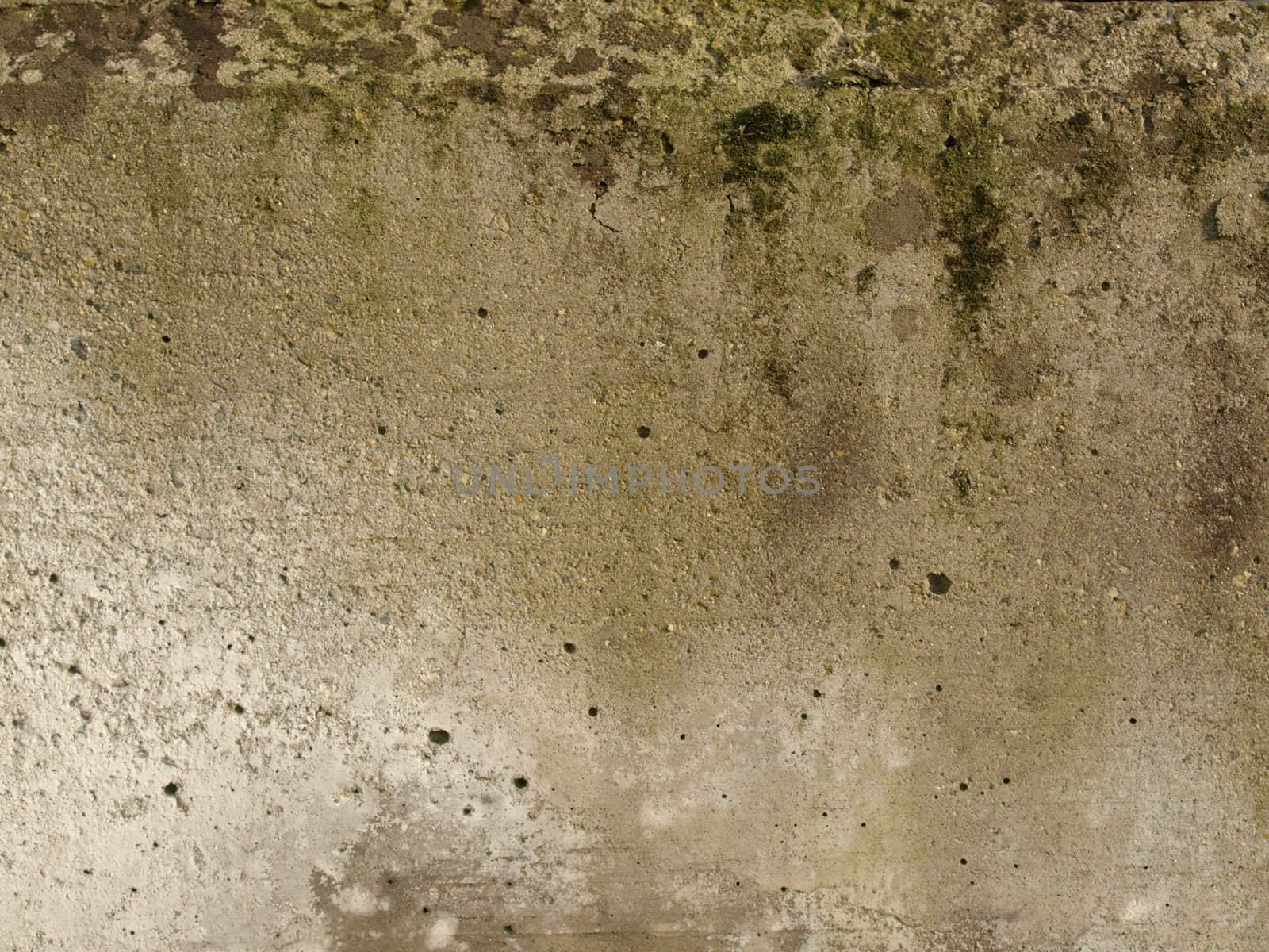 Detail of raw reinforced concrete wall background
