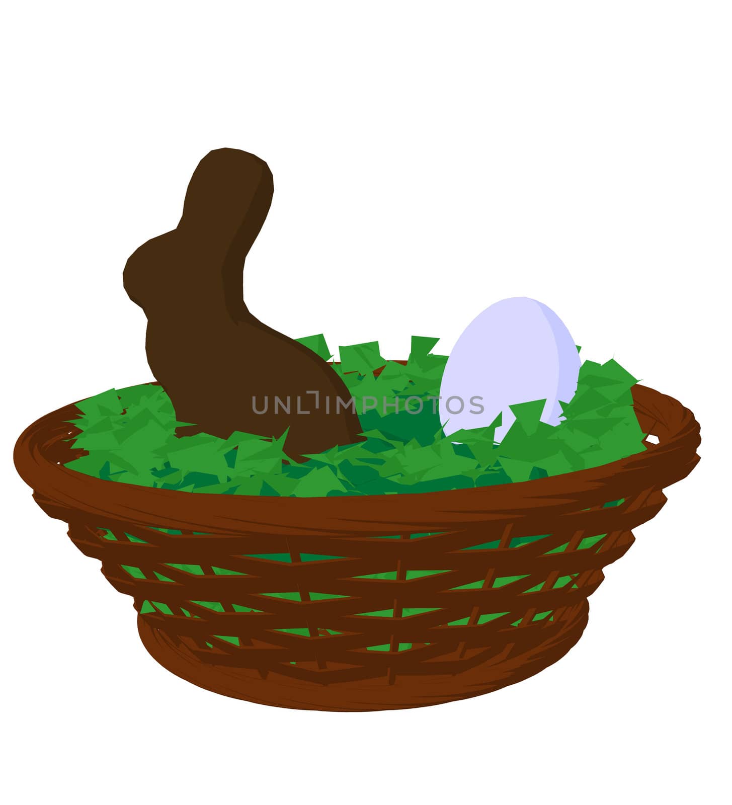 Easter Basket Illustration by kathygold