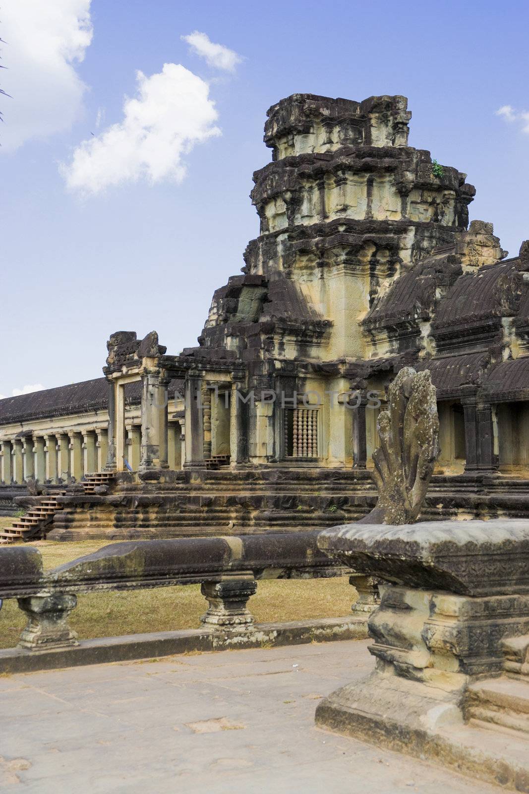 Image of UNESCO's World Heritage Site of Angkor Wat, located at Siem Reap, Cambodia.