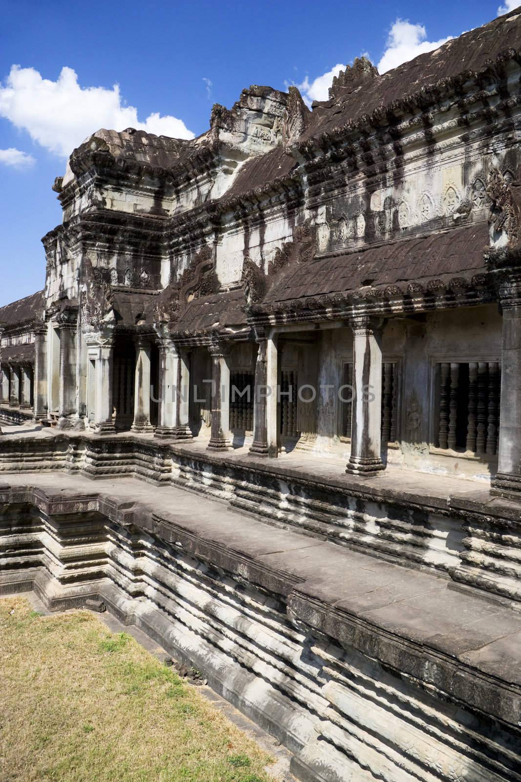 Image of UNESCO's World Heritage Site of Angkor Wat, located at Siem Reap, Cambodia.
