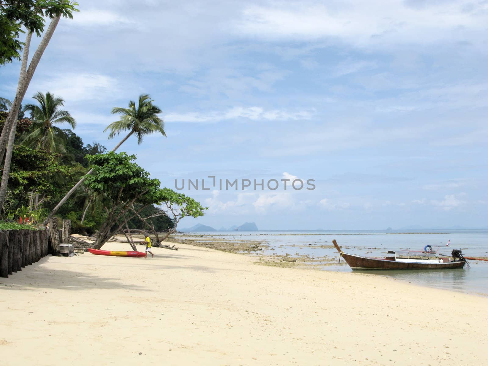 Beach at Koh Hai in Thailand. The island is part of the Trang province and located in the southern Andaman Sea. Editorial use only. Not for commercially use.