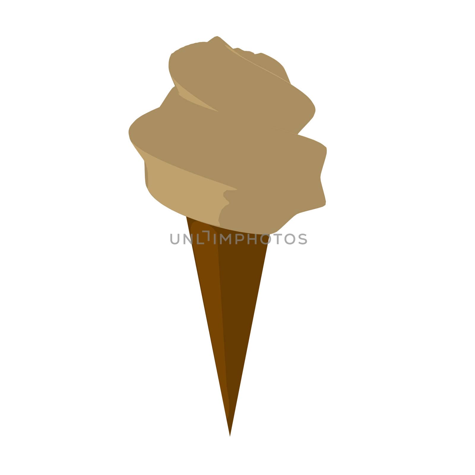 Ice Cream Cone Illustration by kathygold