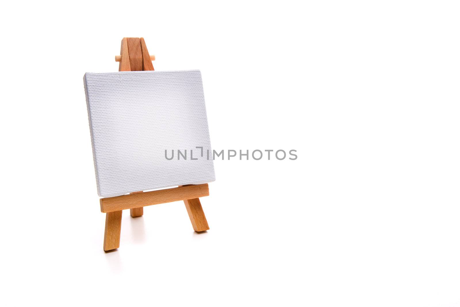 single white painting canvas by mlopes