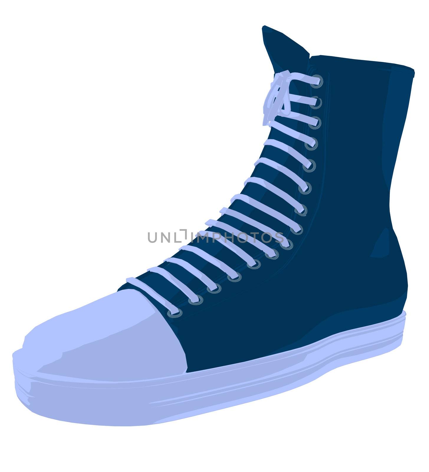 Basketball Sneakers Illustration by kathygold