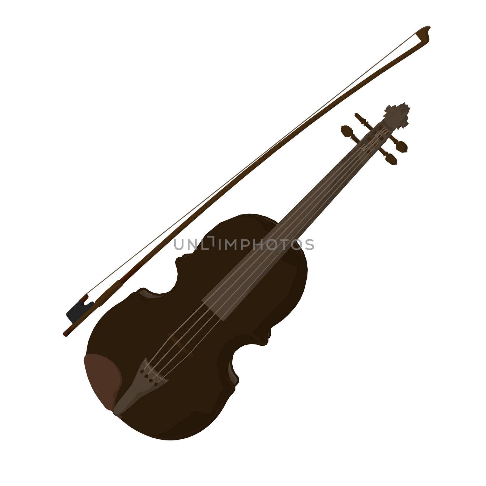 Violin Illustration by kathygold