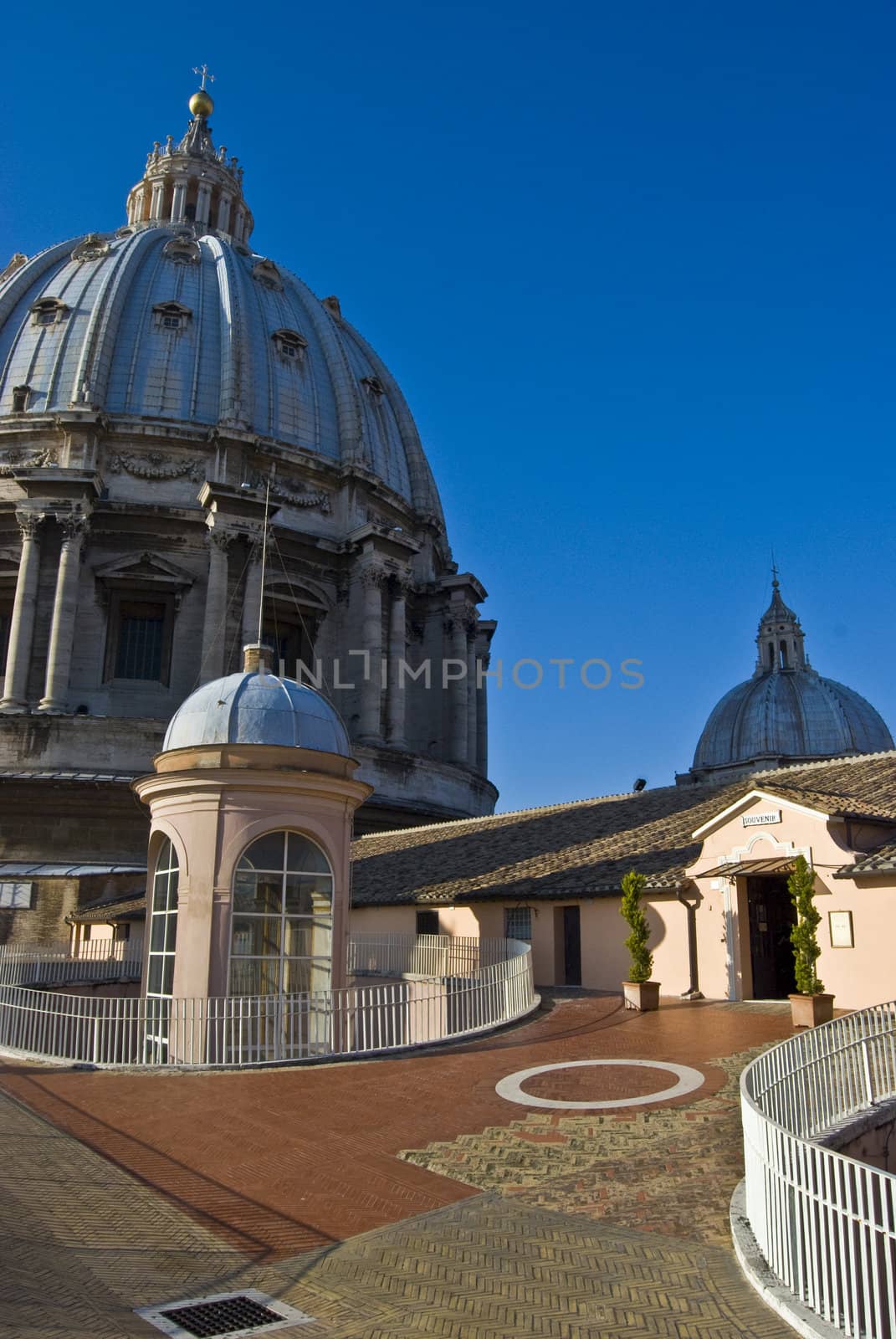 view over the roof of San Pietro