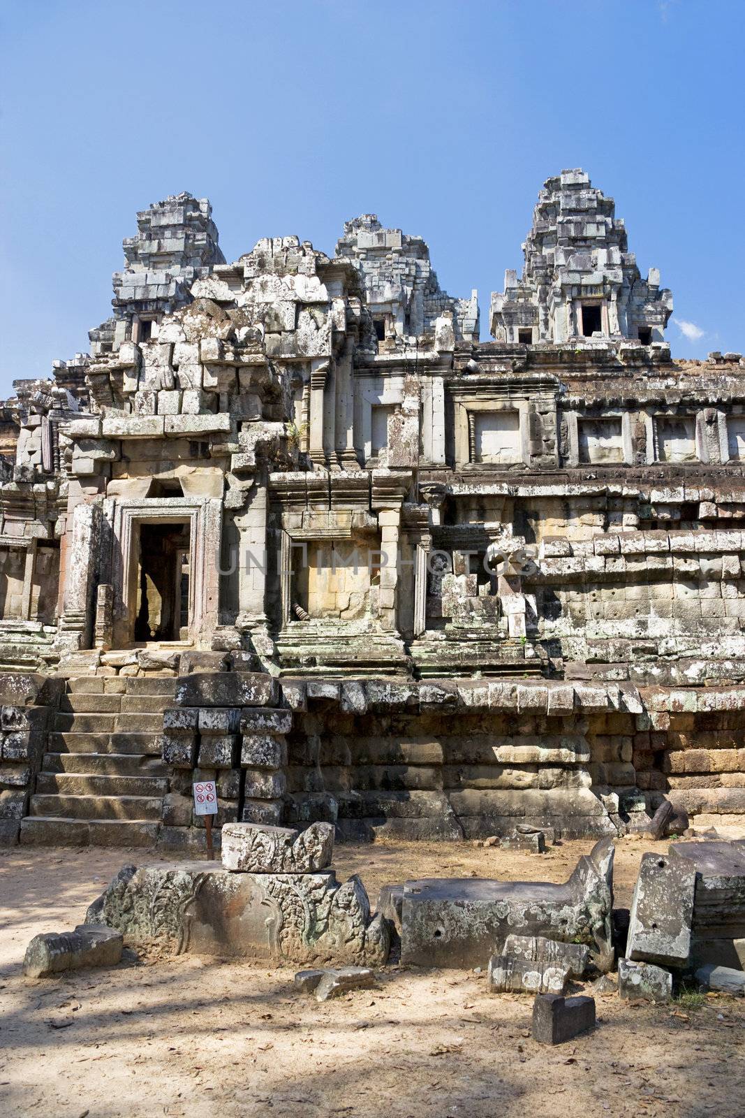 Image of UNESCO's World Heritage Site of Ta Keo, located at Siem Reap, Cambodia.