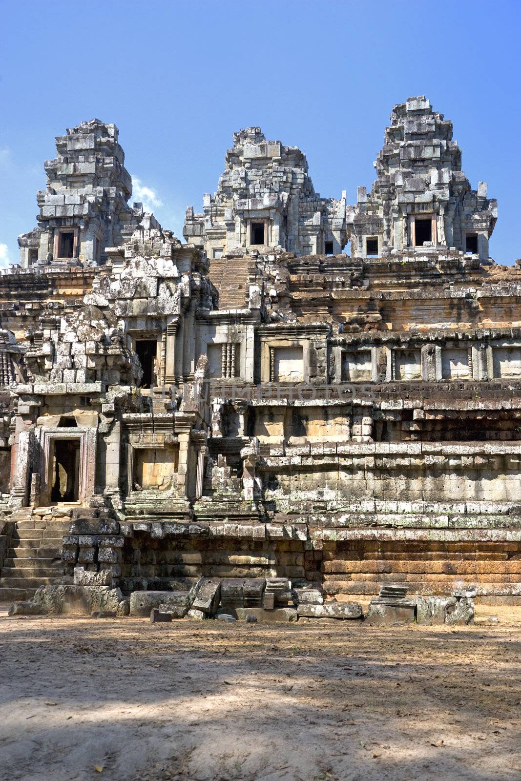 Image of UNESCO's World Heritage Site of Ta Keo, located at Siem Reap, Cambodia.