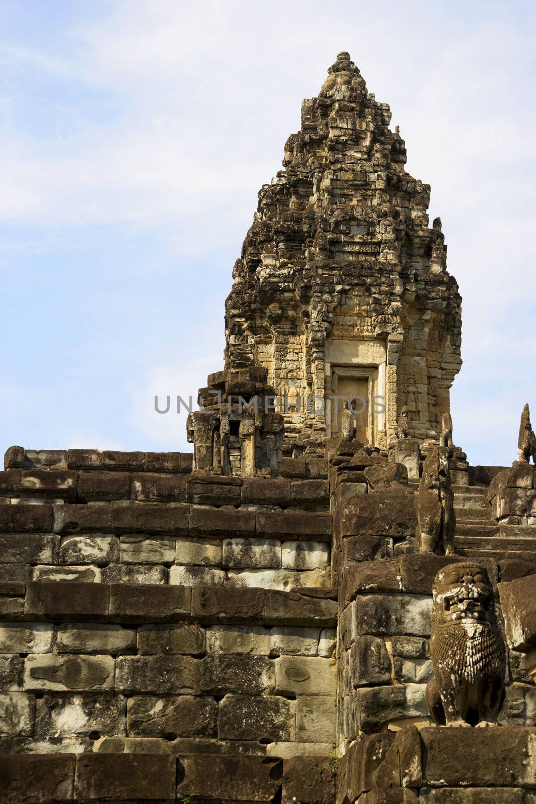 Image of UNESCO's World Heritage Site of Preah Ko, located at Siem Reap, Cambodia.