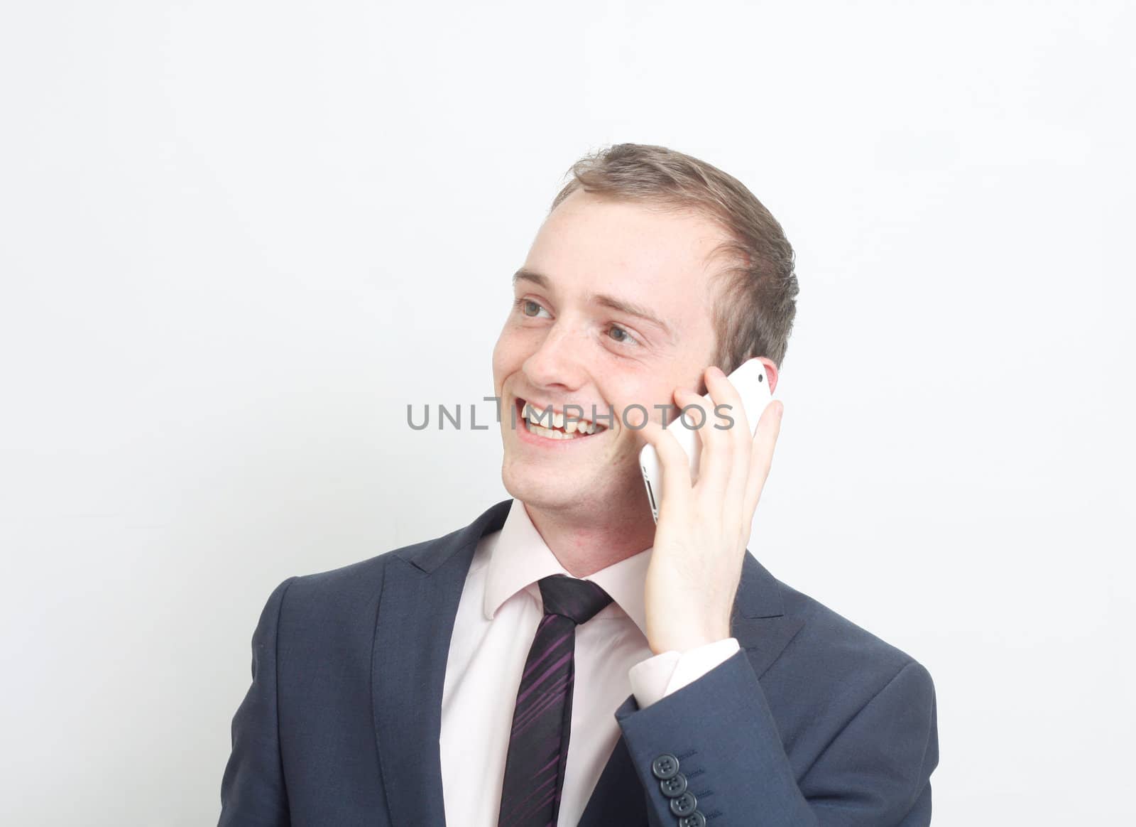 Speaking on phone by leeser