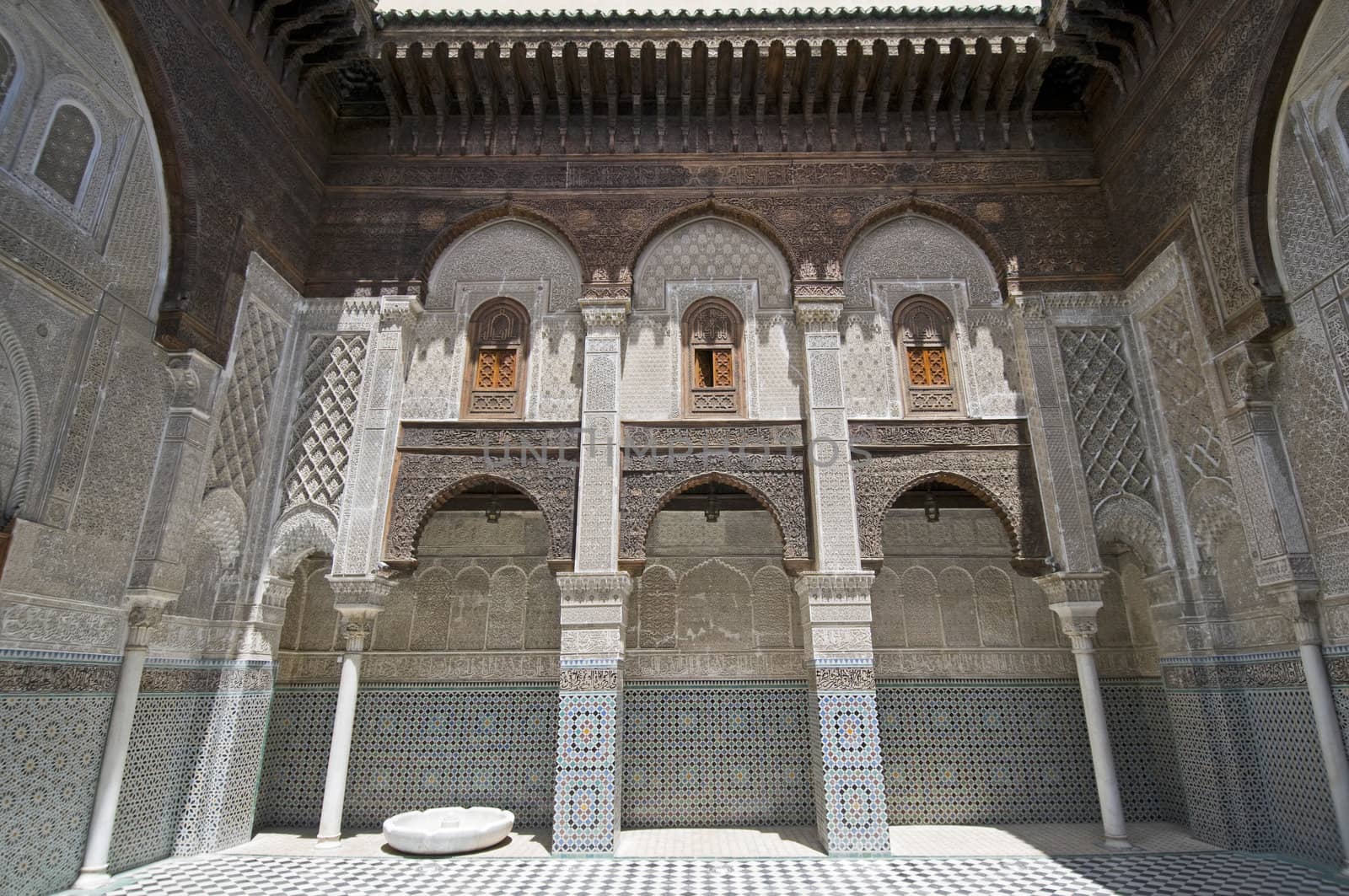 The Koranic school (madressa) el Attarin located in the medina of Fez - Best of Morocco
