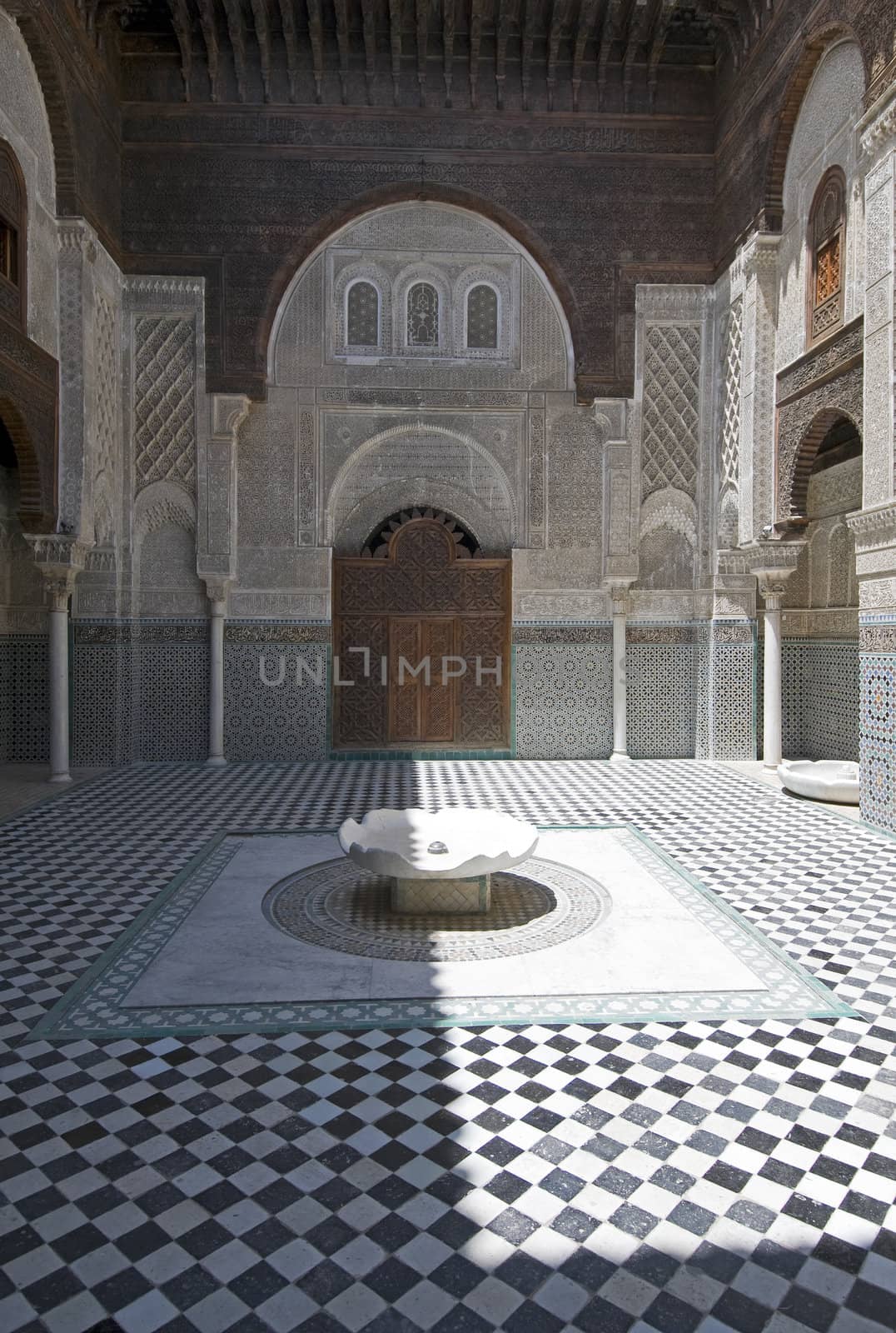 The Koranic school (madressa) el Attarin located in the medina of Fez - Best of Morocco