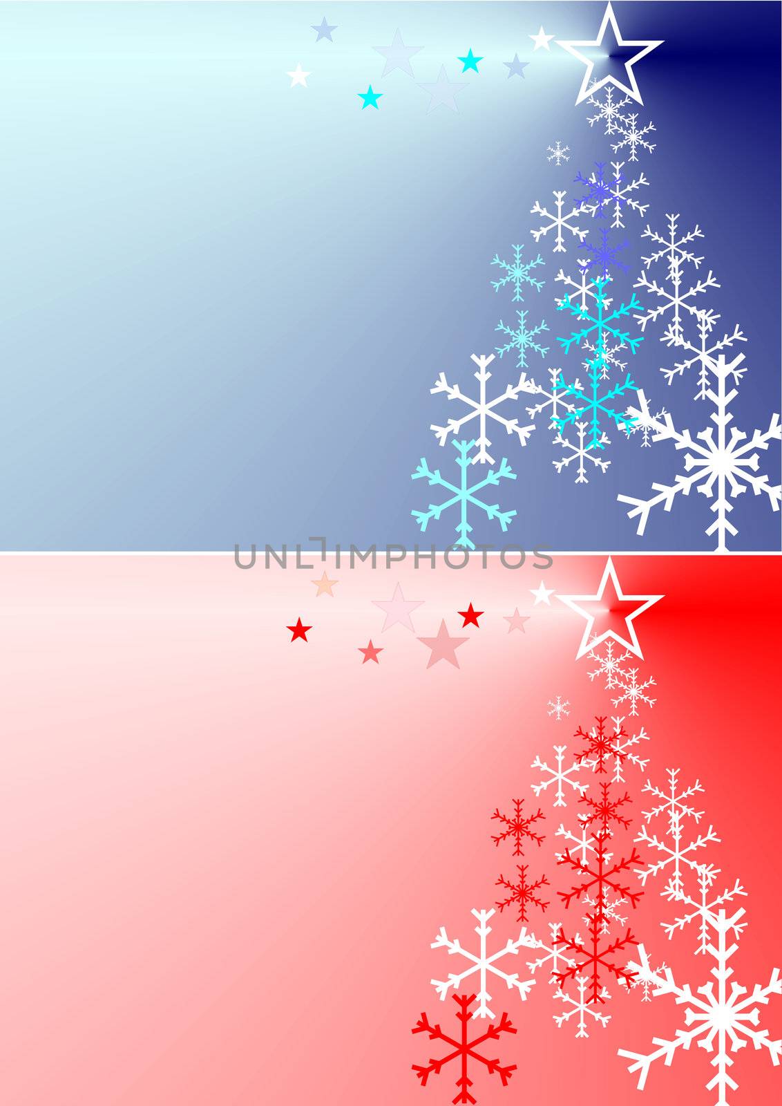 Christmas background for greeting card or wallpaper