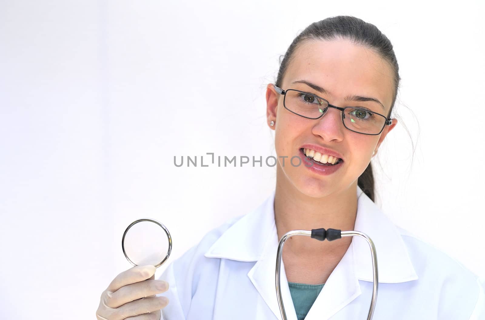 Nurse/doctor working at the hospital