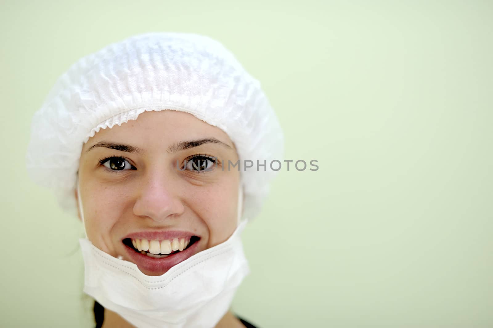 Nurse/doctor working at the hospital