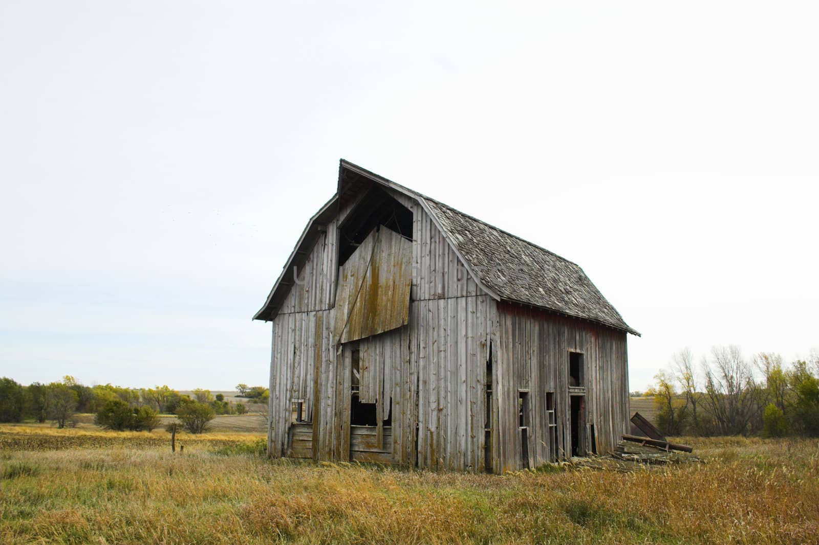 Fragment of barn by georgeburba