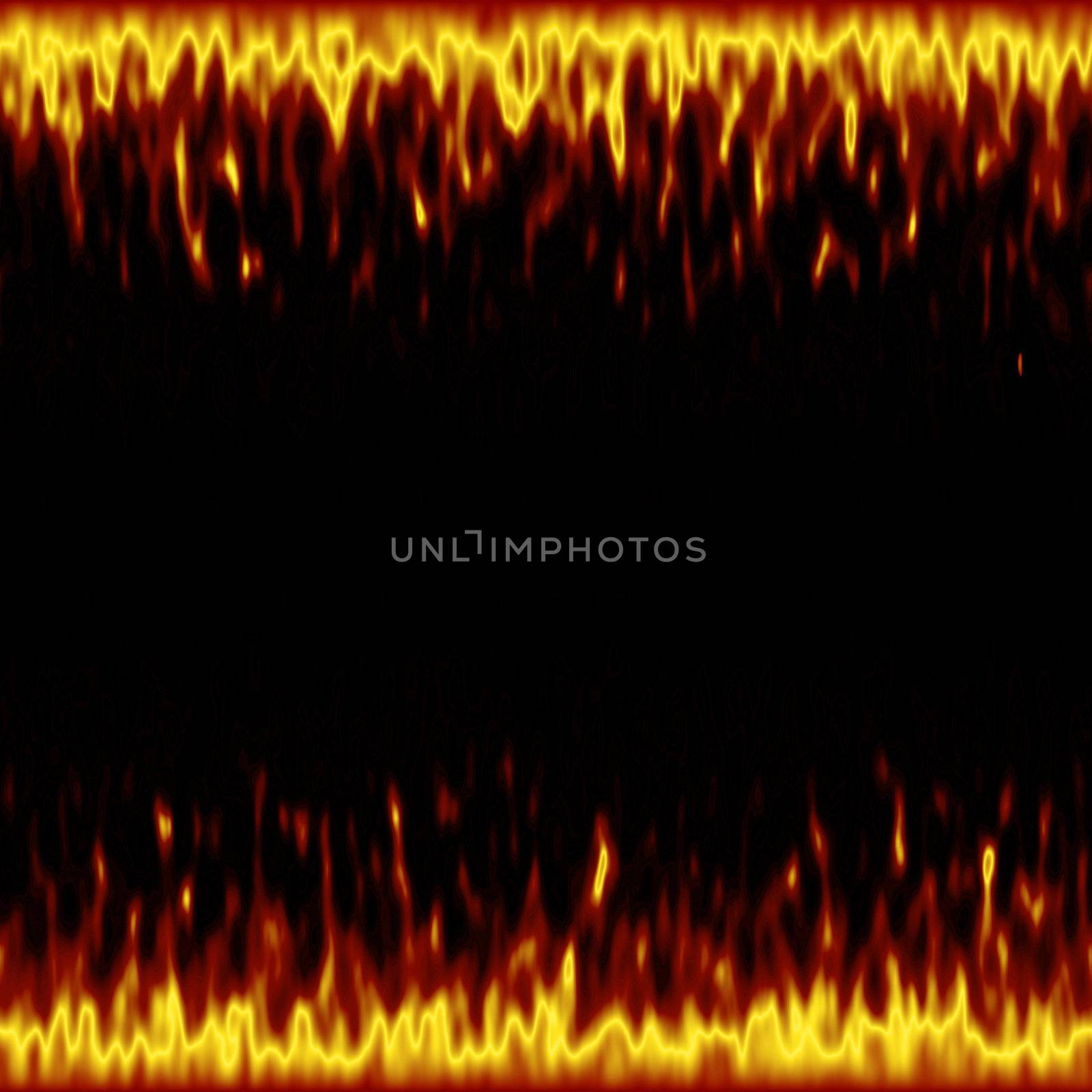 An image of a fire frame background