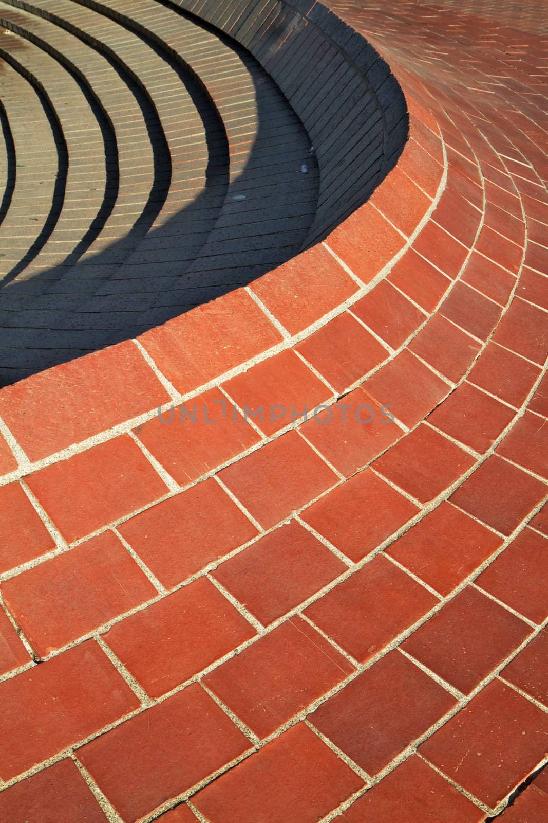 Curved brick wall by bobkeenan