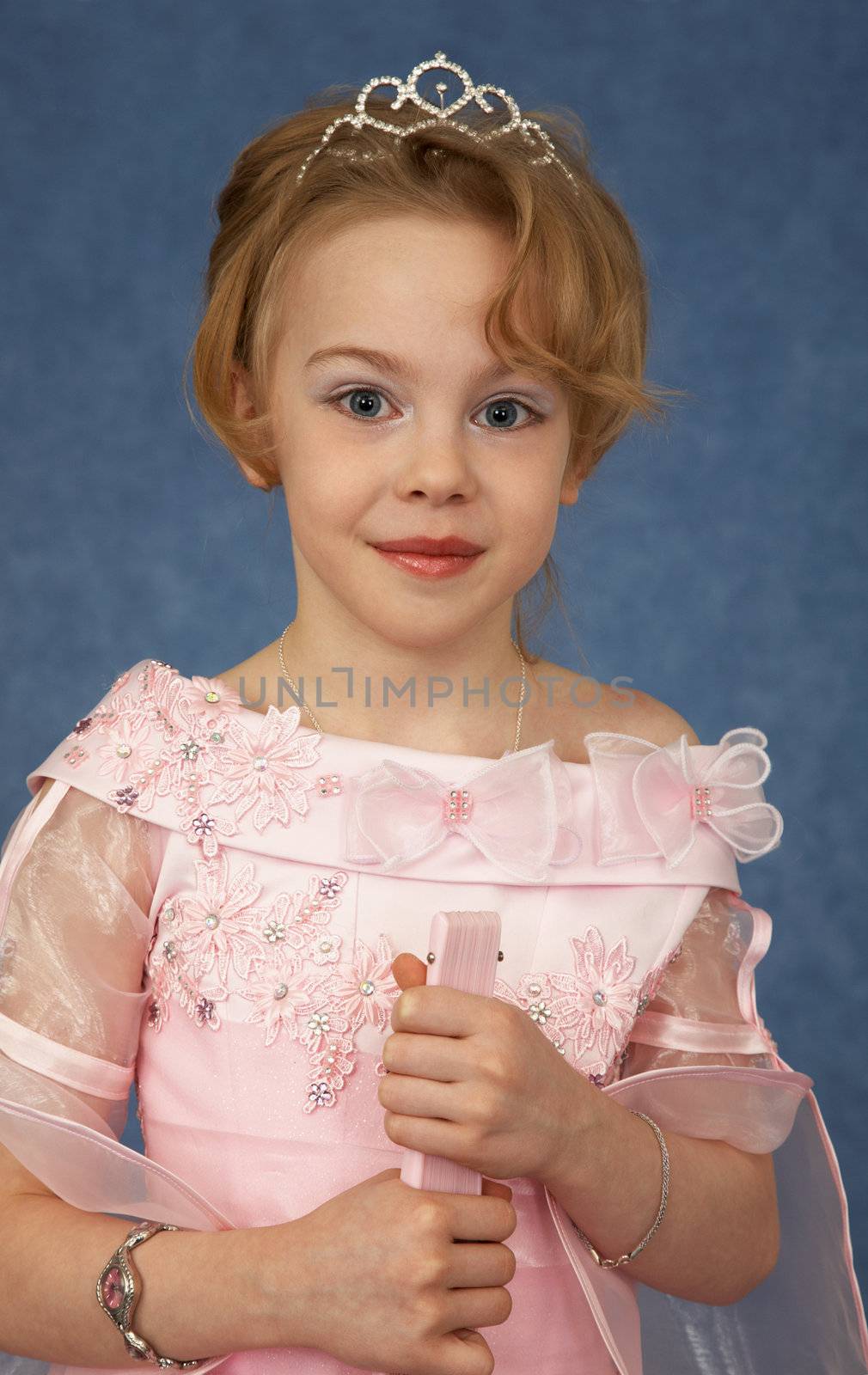 Portrait of girl - teenager in beautiful dress by pzaxe