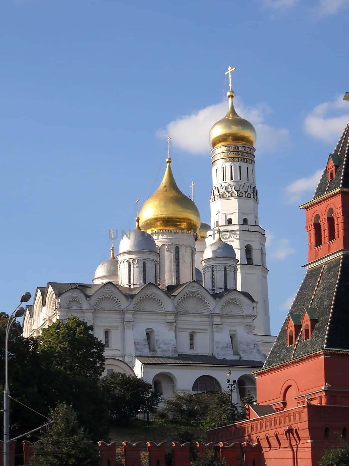 Church; Pokrovsk; a cathedral; Moscow; summer; a temple; Christianity; red; the area; domes; a monument