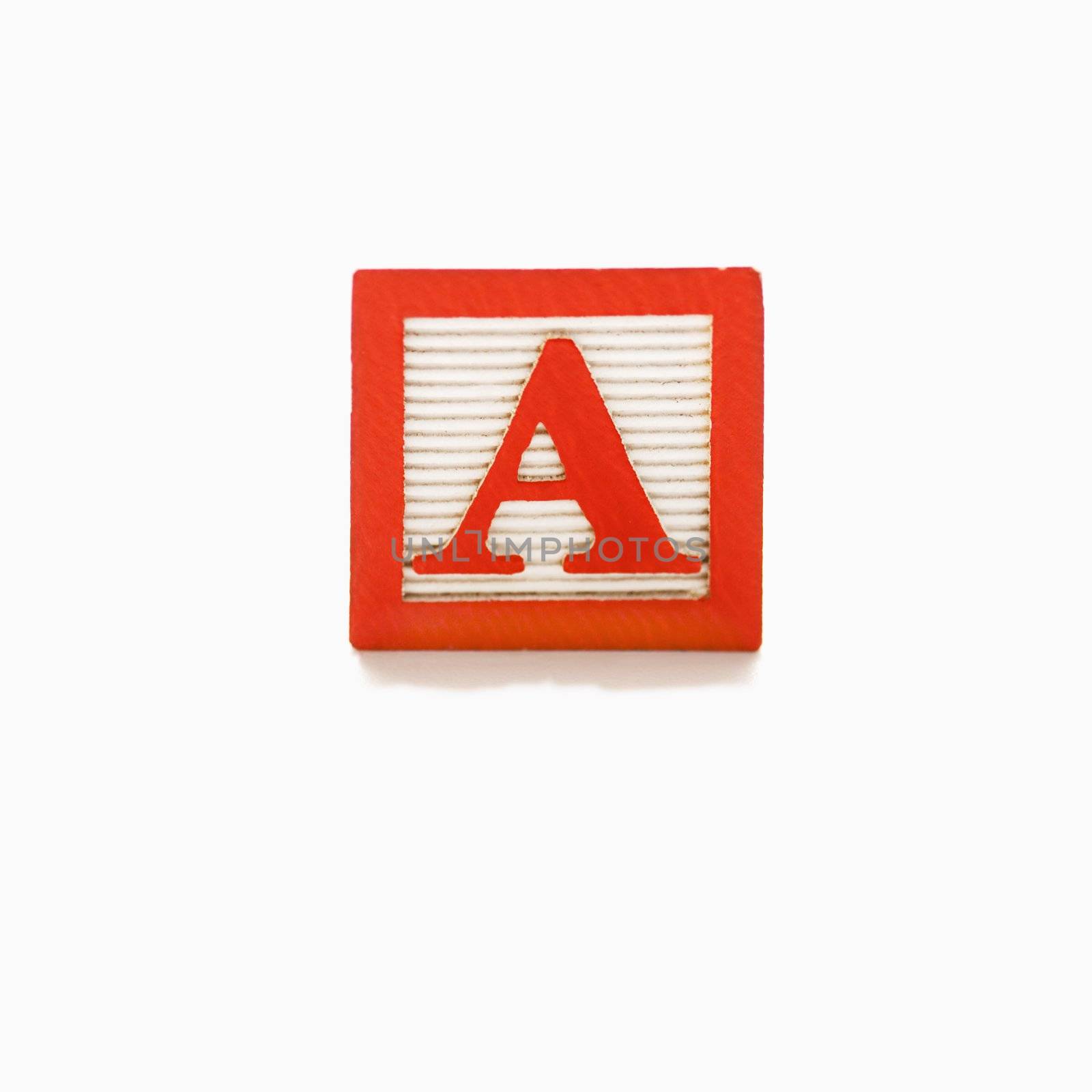 Letter A block. by iofoto