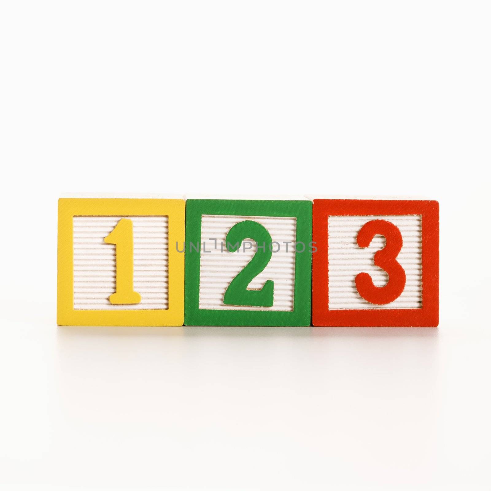 Number blocks. by iofoto