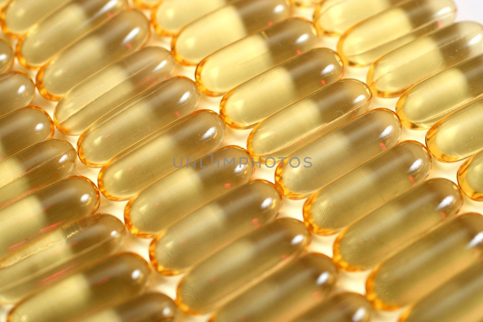 Lines of gold shiny boluses