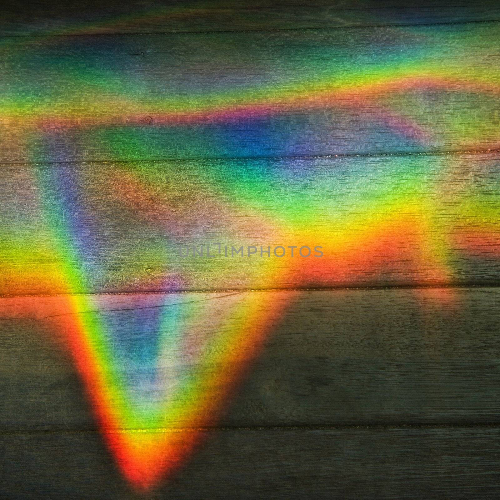 Rainbow color prism by iofoto